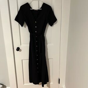 VETTA button up maxi dress